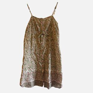 DKNY Floral Cotton Dress Y2K Vintage Fashion Size US Medium: Good Condition